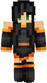 new girl in netherite armor