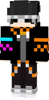 Orange-purpel Scarf