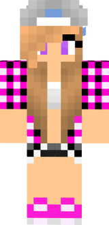 Hot Girl Pink Blonde Haired Tomboy Skater