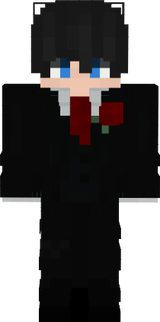 Enier formal suit black and red so handsome
