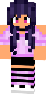 Aphmau girl casual angry purple 