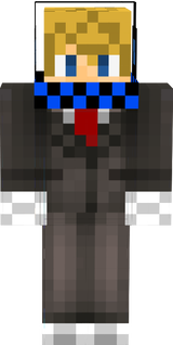 blue w suit