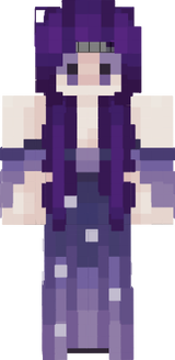 Purple hair star dress