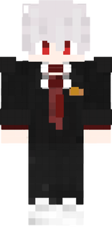 White hair red eyes
