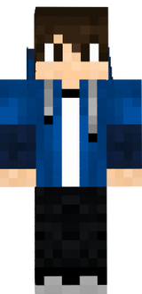 blue hoodie boy