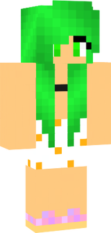 Girl Green Hair Boxer Panties Underwear