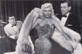 Jaynie mansfield and Tom Ewell on set girl i cant help it 1956