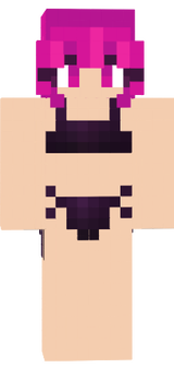 Short Pink Hair Baddie Bikini