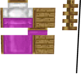 bed magenta