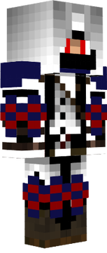 Dark Assassin With Blue&Red Armor