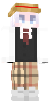 my skin with luffy hat