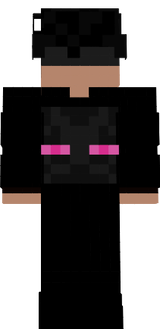 the crow cabelo preto enderman
