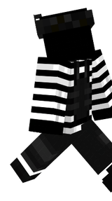 black and white vest