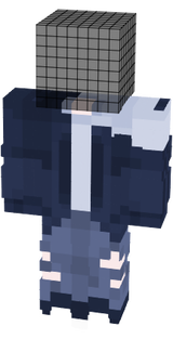 traje skin azul