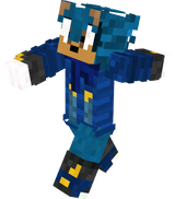 Blue T. Hedgehog - Pose 2