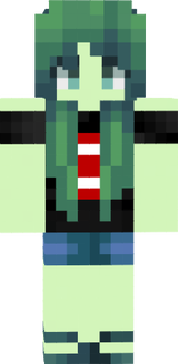 Zombie Girl Skin Mojang Edited 2